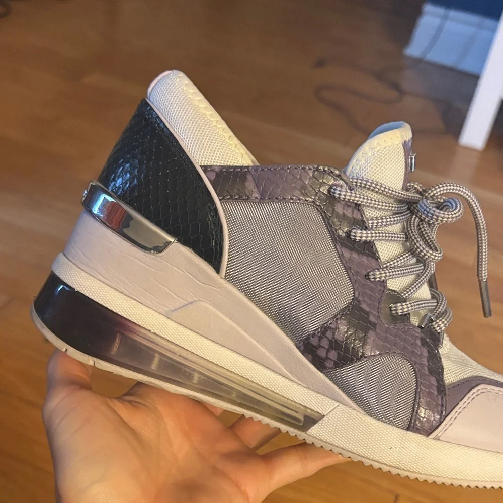 Michael Kors Lavender and White Sneakers - Picture 10 of 11